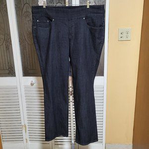 Jag Jeans Ladies Dark Blue Pull-On Straight Jeans